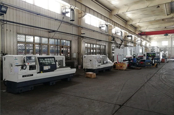 Row of industrial machines